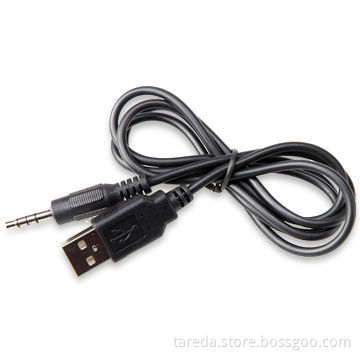 USB AM to 2.5mm Jack Cable, OEM Orders are Welcome, RoHS Directive-compliant